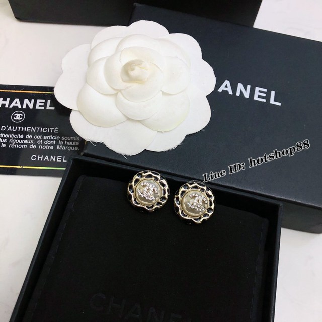 Chanel專櫃新款飾品耳環 香奈兒小香耳釘 zgb1507